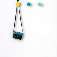 Priormade Birch & Brass Knob in Teal
