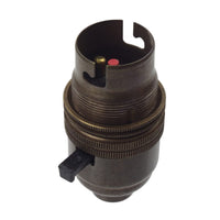 PRIORMADE Lamp Parts B22/Bayonet Lamp Holder - With Safety Switch - Desk Lamp Lamp Parts