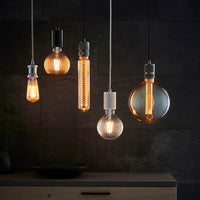 PRIORMADE Light Bulb Large Globe Bulb 'Amber Spiral' - 200cm (LED)