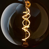 PRIORMADE Light Bulb Large Globe Bulb 'Amber Spiral' - 200cm (LED)