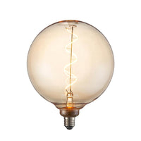 PRIORMADE Light Bulb Large Globe Bulb 'Amber Spiral' - 200cm (LED)