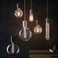 PRIORMADE Light Bulb Statement Filament Bulb - Diamond Glass Effect (LED)
