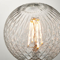 PRIORMADE Light Bulb Statement Filament Bulb - Diamond Glass Effect (LED)