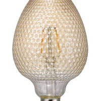 PRIORMADE Light Bulb Statement Filament Bulb - Mottled Glass Effect (LED)