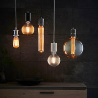 PRIORMADE Light Bulb Statement Filament Bulb - Striped Glass Effect (LED)