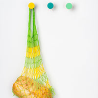 Priormade Birch & Brass Knob in Turquoise