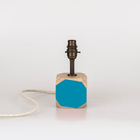 Priormade Geo Lamp Geo 100 Lamp in Peacock Blue