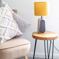 Priormade Geo Lamp Geo 200 Lamp in Blush Pink