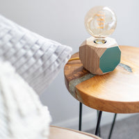 Priormade Geo Lamp Geo Filament Lamp in Blush Pink