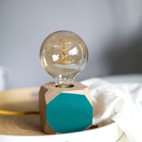 Priormade Geo Lamp Geo Filament Lamp in Blush Pink