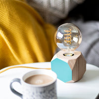 Priormade Geo Lamp Geo Filament Lamp in Dusty Pink