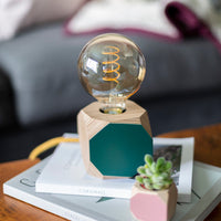 Priormade Geo Lamp Geo Filament Lamp in Mustard Yellow