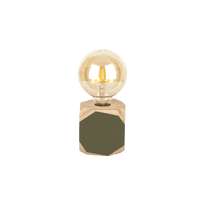 Priormade Geo Lamp Geo Filament Lamp in Olive Green