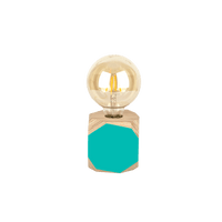 Priormade Geo Lamp Geo Filament Lamp in Turquoise