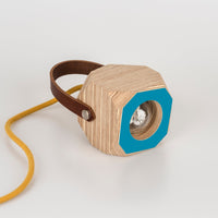 PRIORMADE Geo Pendant Lamp in Peacock Blue