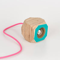 PRIORMADE Geo Pendant Lamp in Turquoise