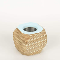 Priormade Geo Vessel Geo Vessel - Aqua Blue (top)