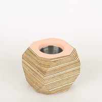 Priormade Geo Vessel Geo Vessel - Blush Pink (top)