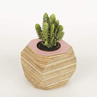 Priormade Geo Vessel Geo Vessel - Dusty Pink (top)