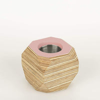 Priormade Geo Vessel Geo Vessel - Dusty Pink (top)