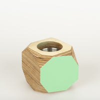 Priormade Geo Vessel Geo Vessel - Mint Green