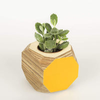 Priormade Geo Vessel Geo Vessel - Mustard Yellow