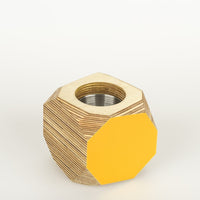 Priormade Geo Vessel Geo Vessel - Mustard Yellow