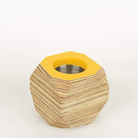 Priormade Geo Vessel Geo Vessel - Mustard Yellow (top)