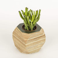 Priormade Geo Vessel Geo Vessel - Olive Green (top)