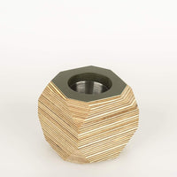 Priormade Geo Vessel Geo Vessel - Olive Green (top)