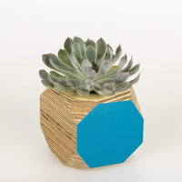 Priormade Geo Vessel Geo Vessel - Peacock Blue