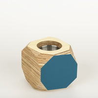Priormade Geo Vessel Geo Vessel - Petrol Blue