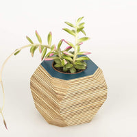 Priormade Geo Vessel Geo Vessel - Petrol Blue (top)
