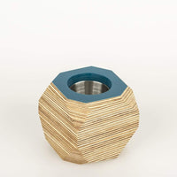 Priormade Geo Vessel Geo Vessel - Petrol Blue (top)