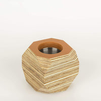 Priormade Geo Vessel Geo Vessel - Rust Orange (top)