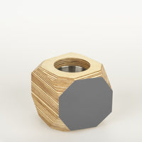 Priormade Geo Vessel Geo Vessel - Smoke Grey