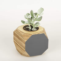 Priormade Geo Vessel Geo Vessel - Smoke Grey