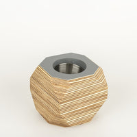 Priormade Geo Vessel Geo Vessel - Smoke Grey (top)