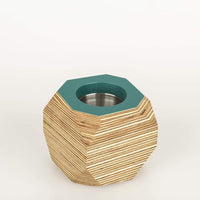 Priormade Geo Vessel Geo Vessel - Teal (top)