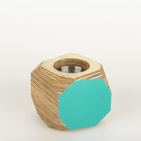 Priormade Geo Vessel Geo Vessel - Turquoise