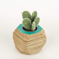 Priormade Geo Vessel Geo Vessel - Turquoise (top)