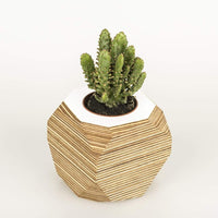 Priormade Geo Vessel Geo Vessel - White (top)