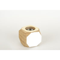 Priormade Geo Vessel White SALE 30% off - Geo | Vessels - side painted (various colours)