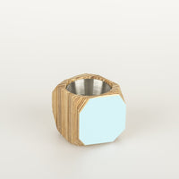 Priormade Mini Geo Vessel Mini Geo Vessels - Aqua Blue