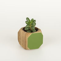 Priormade Mini Geo Vessel Mini Geo Vessels - Fern Green