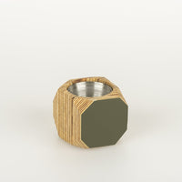 Priormade Mini Geo Vessel Mini Geo Vessels - Olive Green