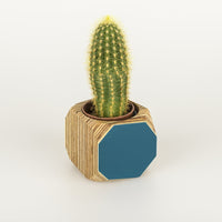 Priormade Mini Geo Vessel Mini Geo Vessels - Petrol Blue