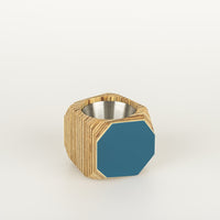 Priormade Mini Geo Vessel Mini Geo Vessels - Petrol Blue