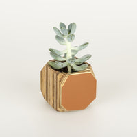 Priormade Mini Geo Vessel Mini Geo Vessels - Rust Orange