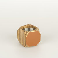 Priormade Mini Geo Vessel Mini Geo Vessels - Rust Orange